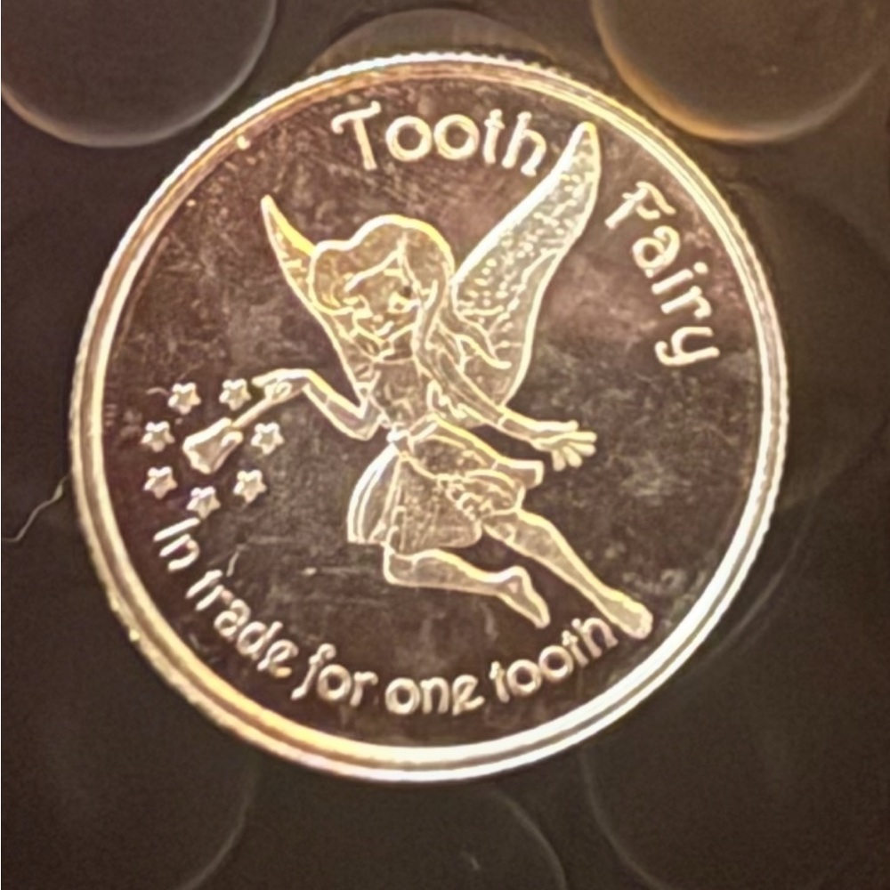 Tooth Fairy Coin - Pure silver 1/10 ounce excellent gift.